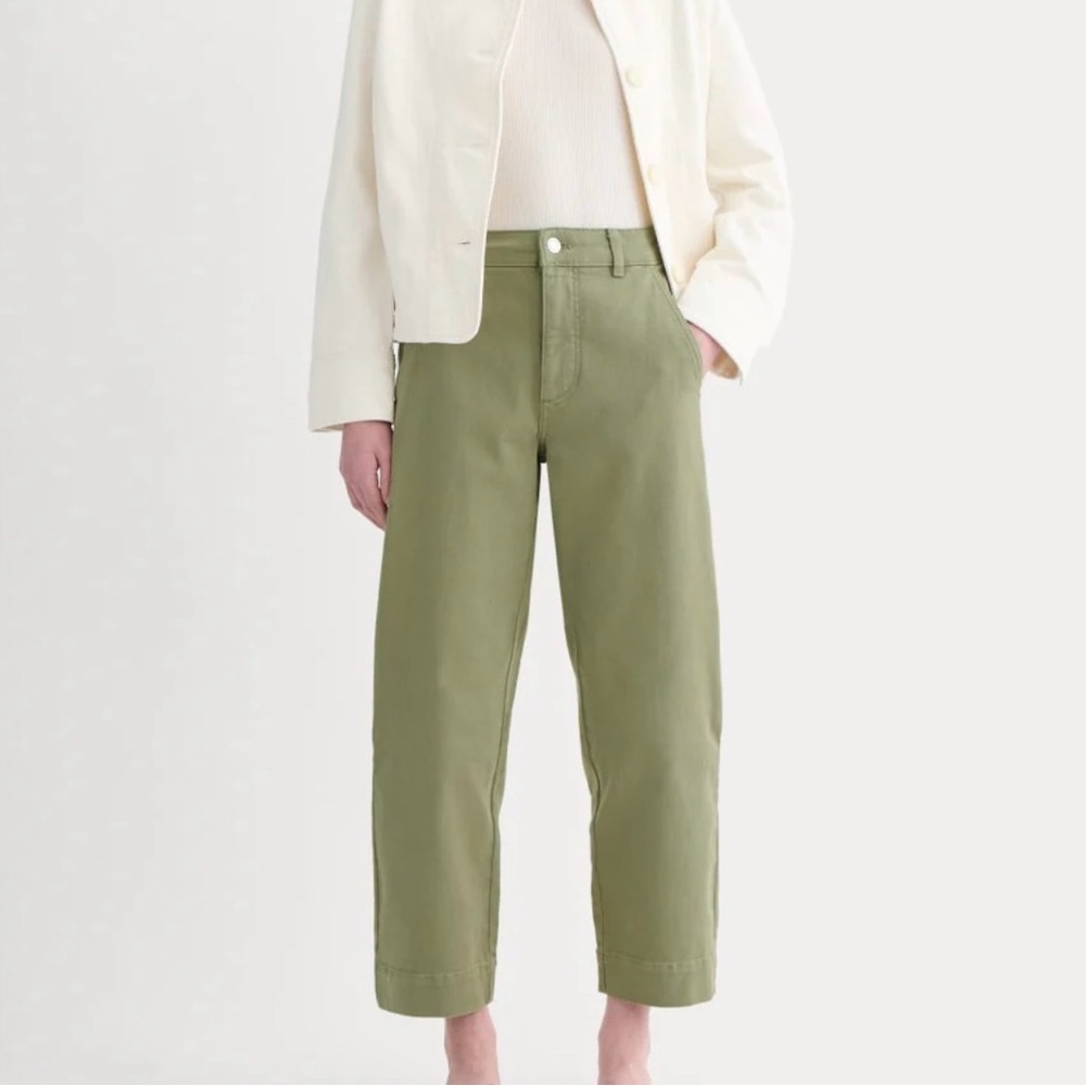 Everlane Utility Straight leg pant sagebrush size 4